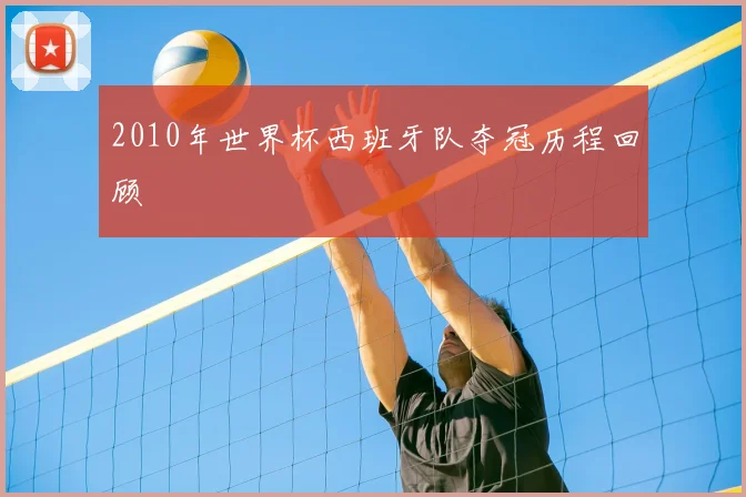2010年世界杯西班牙队夺冠历程回顾